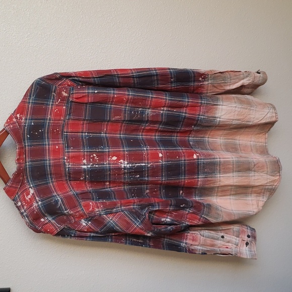 NWT The Whiskey Wrangler women's button up flannel size 2X - Picture 7 of 10